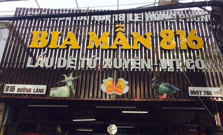 Review quán Bia Mẫn