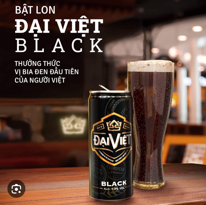 Review bia Đại Việt Black - Tuyệt tác bia đen Việt 4 Review bia Đại Việt Black