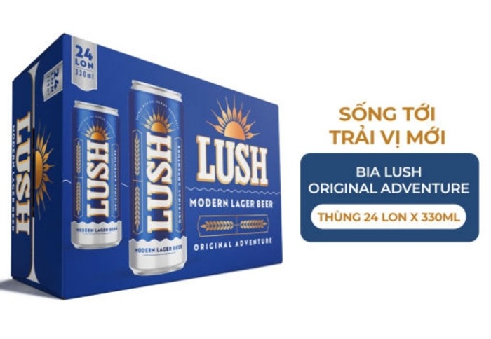 Bia LUSH trong bộ ảnh thực tế của Thắng Mê Bia
