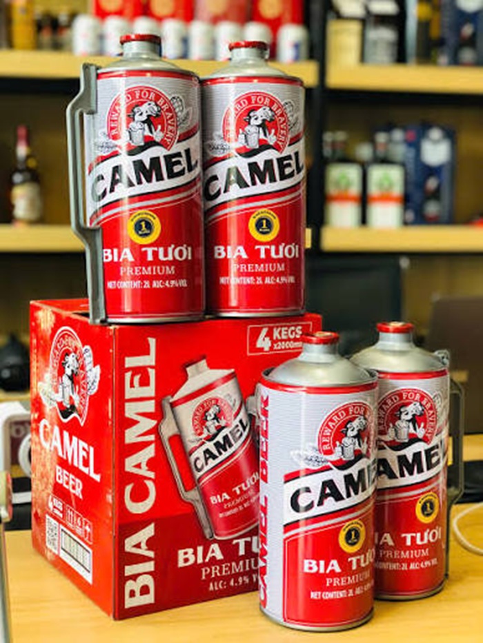 Bia Camel trong bộ ảnh thực tế tại Thắng Mê Bia